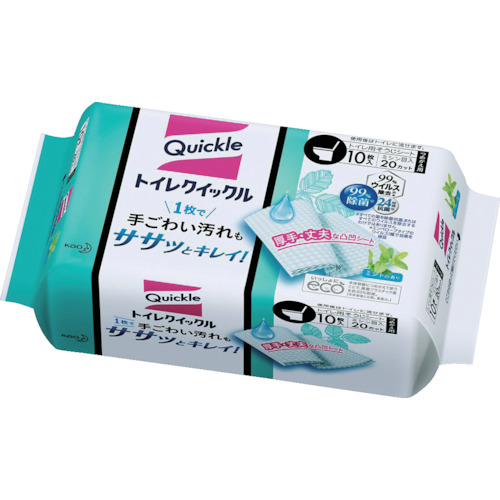 【TRUSCO】Ｋａｏ　トイレクイックル　つめかえ用　１０枚入